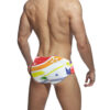 SuperAspire New products in stock white anti-embarrassment Adult Swim briefs with cup simple fashion color swimming trunks men